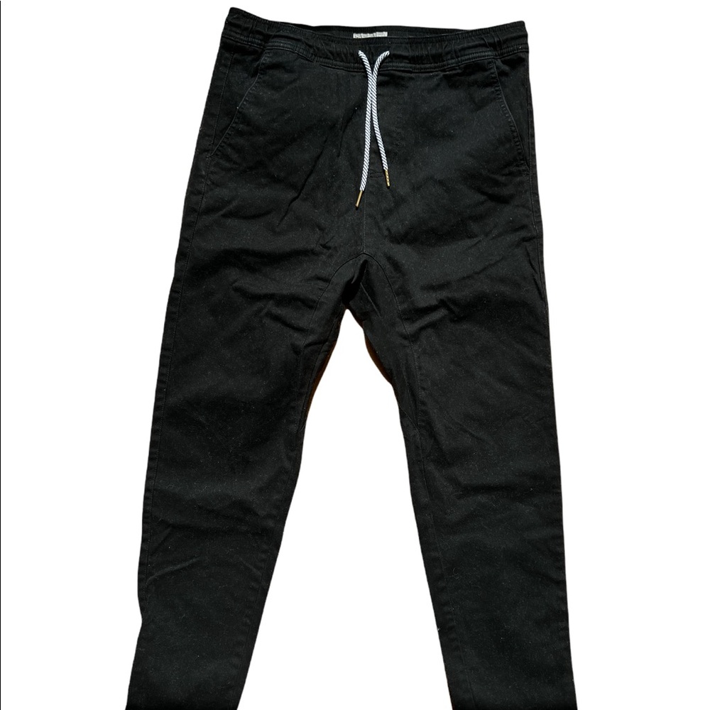 Charles and a half | Men black chino jogger hybrid